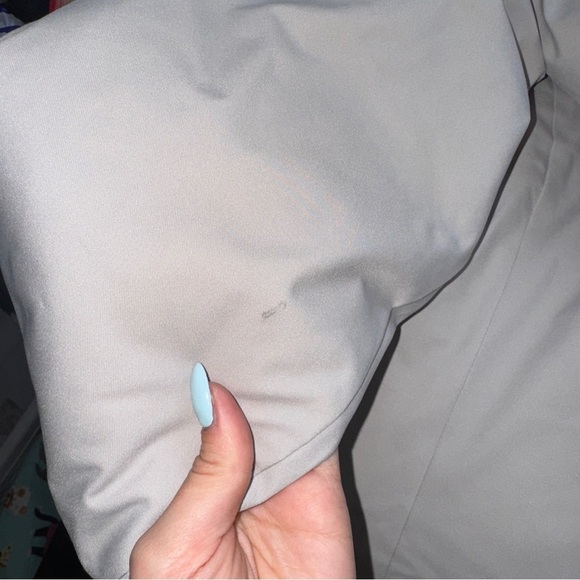 Columbia Women's Blue Vale Mid Jacket Hooded Omni Shield Grey Size M - Picture 7 of 7